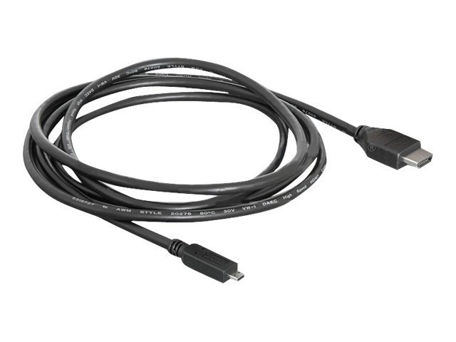 Image DELOCK Kabel High Speed HDMI mit Ethernet A/D Stecker/Stecker 2m