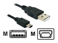 Image DELOCK Kabel USB 2.0 mini B Standard 5-Pin 0,7m