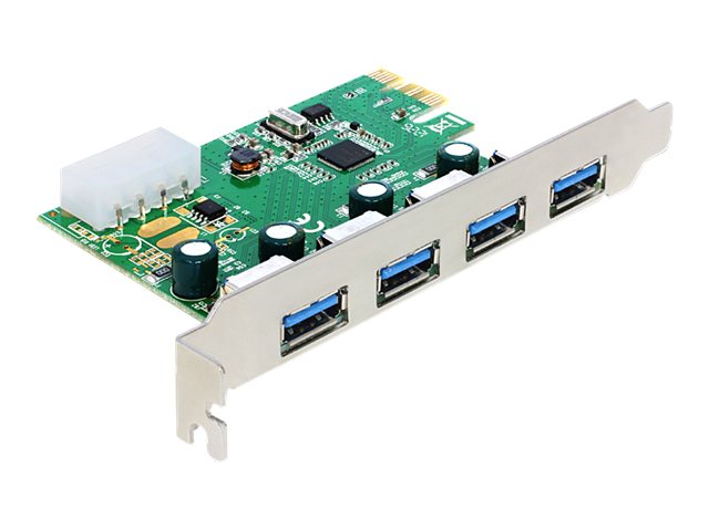 Image DELOCK PCIe  USB 3.0 4 Port NEC-Chipset