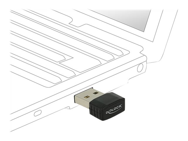 Image DELOCK WL-Antenne Delock USB2.0 2dBi Nano Dongle 2,4+5 GHz