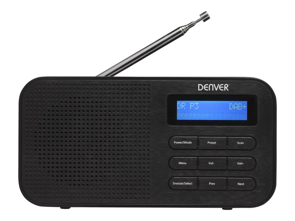 Image DENVER DAB-42 DAB+ Kofferradio UKW Schwarz