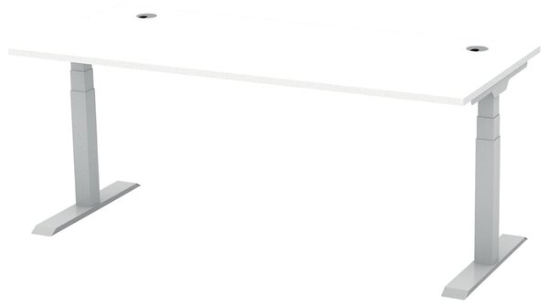 Image Schreibtisch FLEX MODUL 1800 mm höhenverstellbar, Dekor weiß