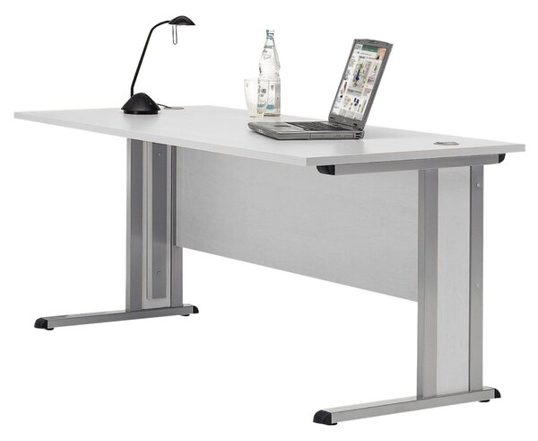 Image Schreibtisch Basic 1600x800 mm. Inkl. Sichtschutzblende sowie