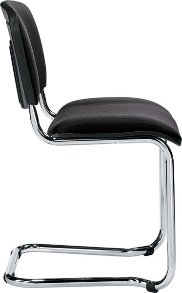 Image Polsterschwinger mit Chromgestell bequem gepolstertete Sitz- und