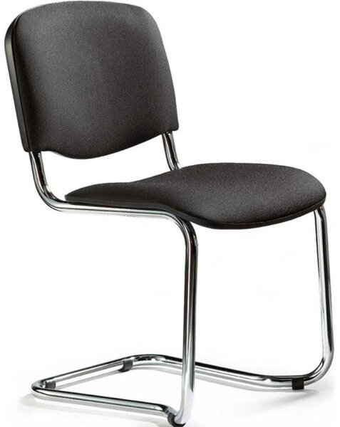 Image Polsterschwinger mit Chromgestell bequem gepolstertete Sitz- und