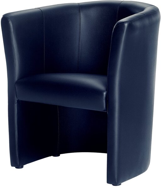 Image Clubsessel Kunstleder, dunkelblau Elegant, bequem und einladend