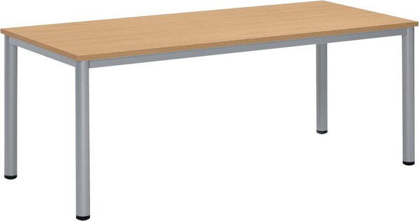 Image Besprechungstisch BASE-MODUL Q, Platte,nstärke 25 mm, Platte, buche,