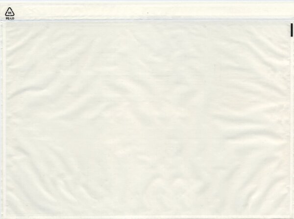 Image UNIPACK Begleitpapiertasche C4, ohne Druck, transparent