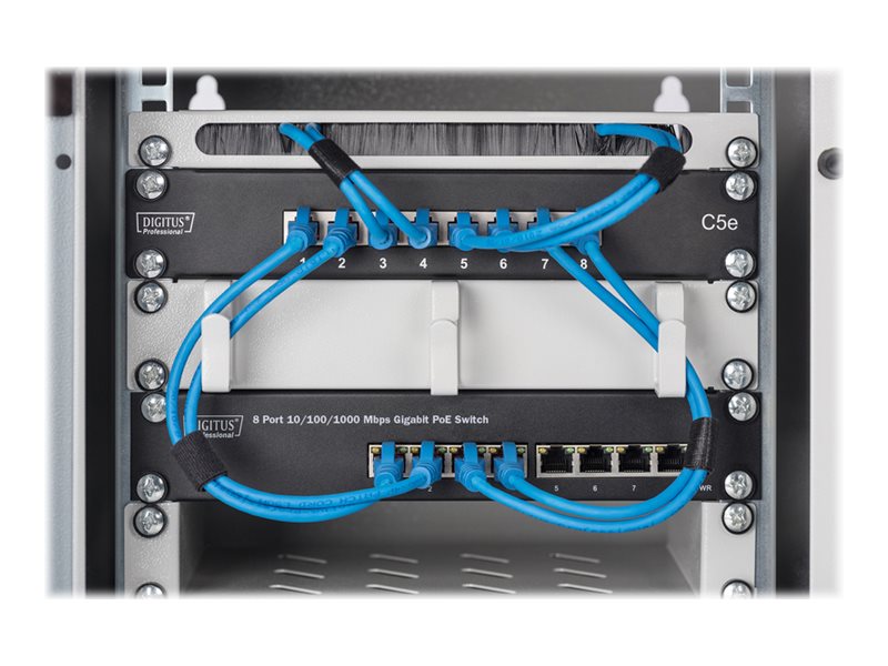 Image DIGITUS 10 inch 8-port Gigabit Ethernet PoE switch