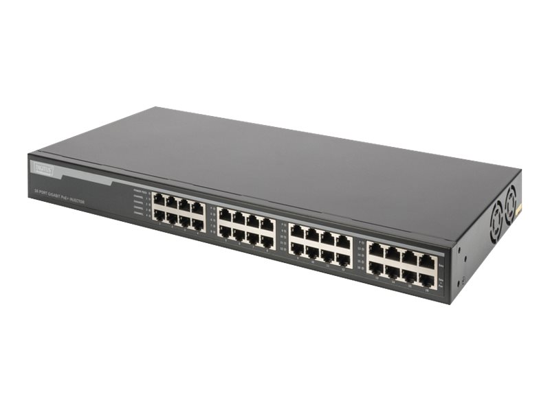 Image DIGITUS 16 port gigabit PoE+ injector