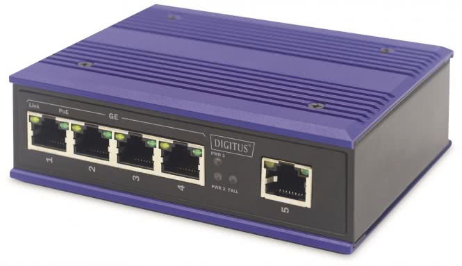 Image DIGITUS 4-Port Gigabit PoE Switch