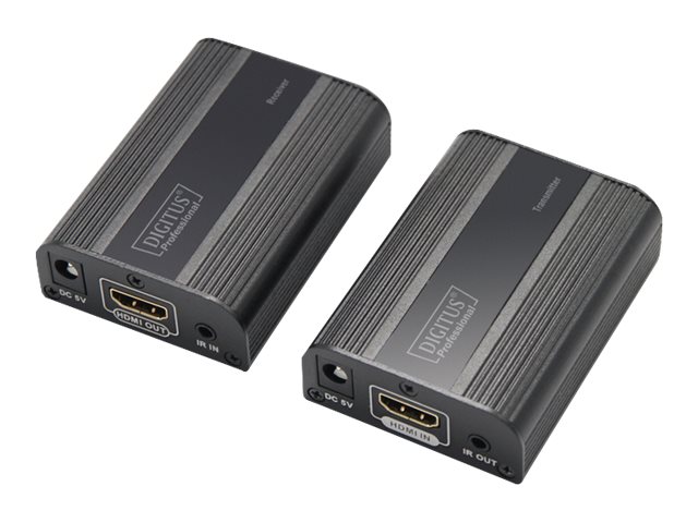 Image DIGITUS 4K HDMI Extender Set HDMI 2.0 30/60m over network cable Cat 6 6a 7 UHD 