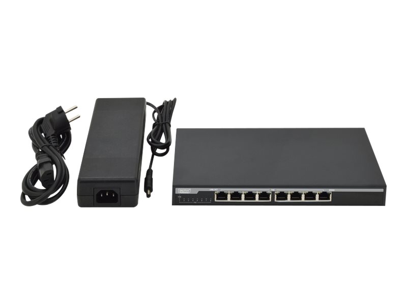 Image DIGITUS 8-Port PoE GB Desktop Switch