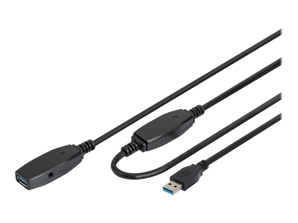 Image DIGITUS Aktives USB 3.0 Verlängerungskabel, 20 m