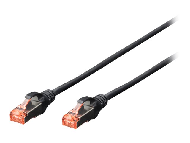 Image DIGITUS CAT6 S-FTP Patchkabel 2m,10 St schwarz