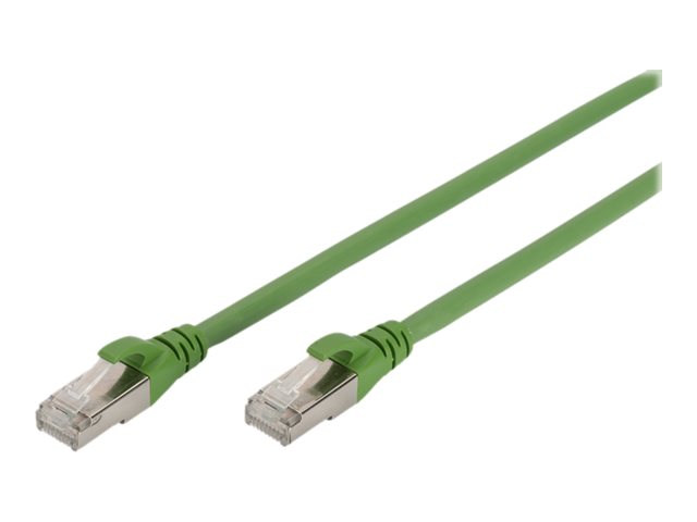 Image DIGITUS CAT 6A S-FTP Patchkabel Cu PUR AWG 26/7 Lange 5m Farbe Grun ahnlich RAL