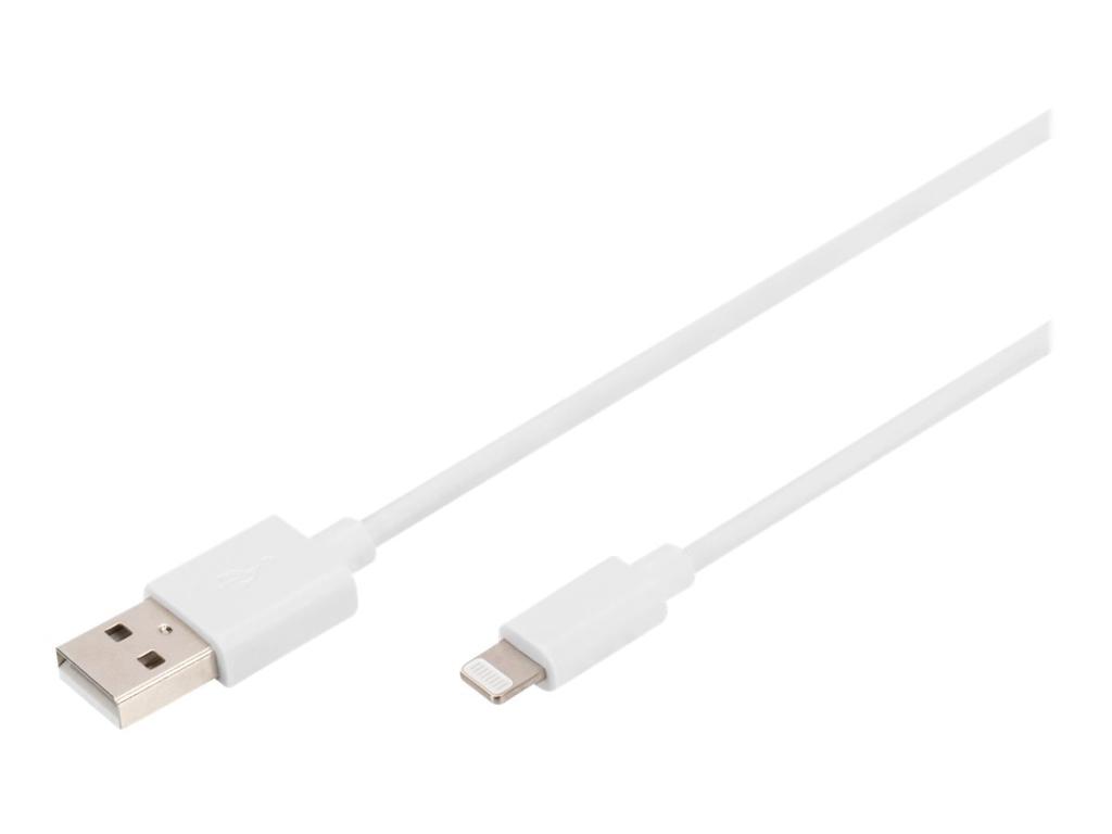 Image DIGITUS Daten- & Ladekabel, Apple Lightning - USB-A, 2,0 m