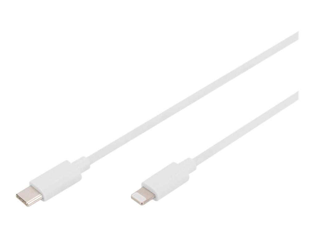 Image DIGITUS Daten- & Ladekabel, Apple Lightning - USB-C, 2,0 m