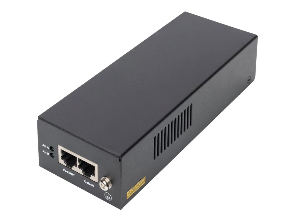 Image DIGITUS Gigabit Ethernet PoE++ Injektor, 802.3bt, 85 W