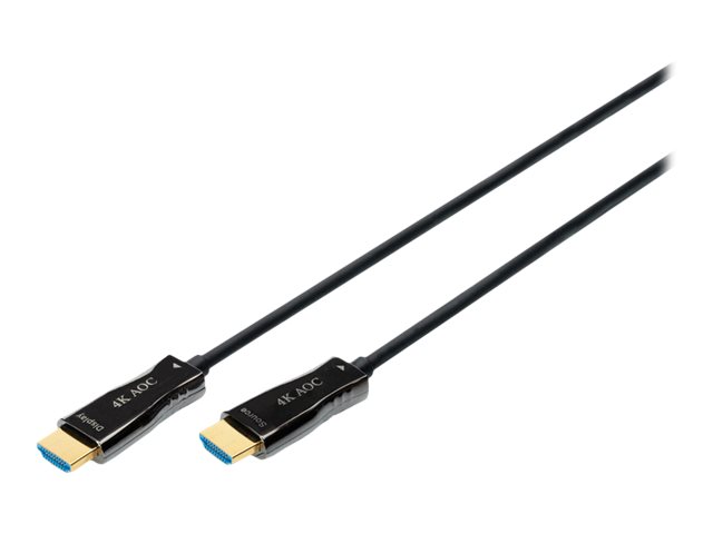 Image DIGITUS HDMI AOC Hybrid Glasfaserkabel, UHD 4K, 15 m