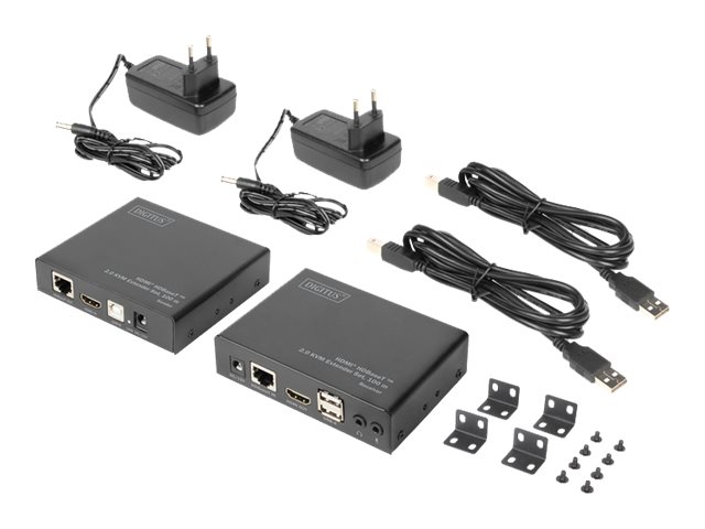 Image DIGITUS HDMI® HDBaseT 2.0 KVM Extender Set, 100 m ( DS-55505 )