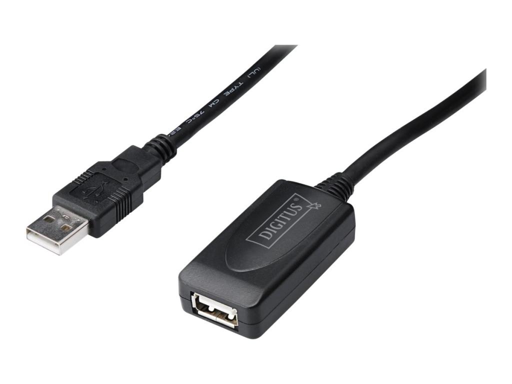 Image DIGITUS Kab USB 2.0 Signalverstärker / 25m / StA - BuA / Digitus