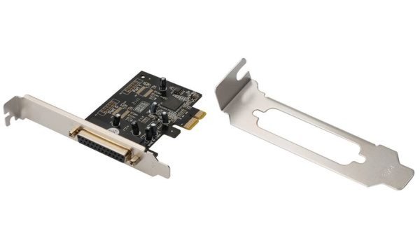 Image DIGITUS PCIexpress Karte 1xParallel 1-port 1xDB25 F Slot Bracket+LP Bracket OXP
