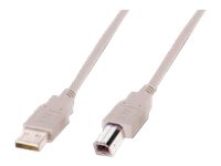 Image DIGITUS USB Anschlußkabel, USB A - USB B, 3,00 m
