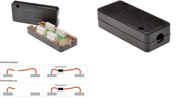 Image DIGITUS Verbindungsmodul CAT7 für Twistet Pair Kabel voll geschirmt bis zu 600 
