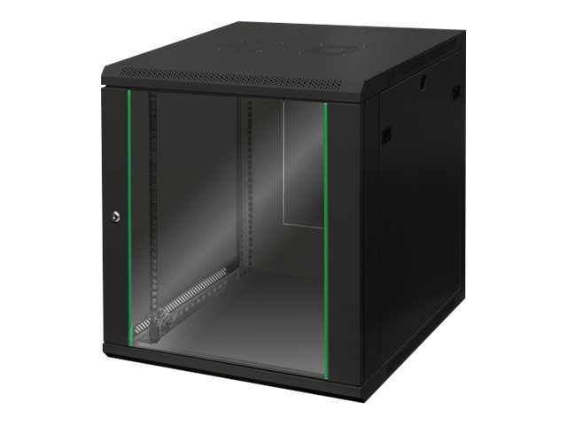 Image DIGITUS Wandgehäuse Dynamic Basic schwarz 12HE 600x600mm