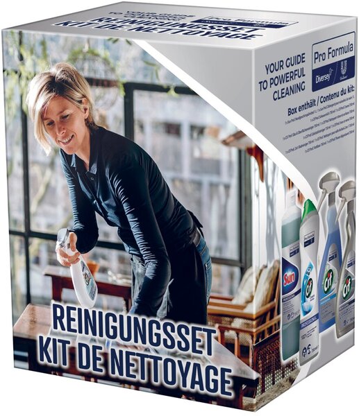 Image Reinigungsset Pro Formula, Cif/Sun Mixpack, mit den 6 wichtigsten