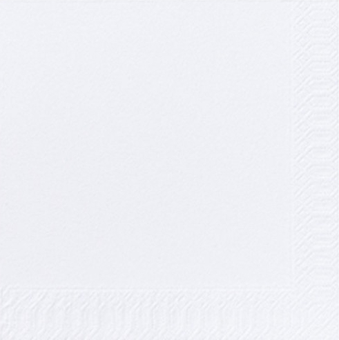 Image Tissue-Servietten 33 x 33 cm, 3-lagig, 1/4 Falz 1000 Stück/Karton | weiß (unterverpackt 4 x 250 Stück)