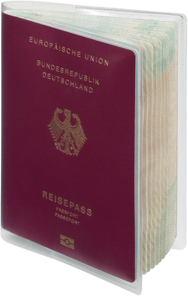 Image Ausweishülle Reisepass, 2-teilig 189x129mm, PP, dokumentenecht