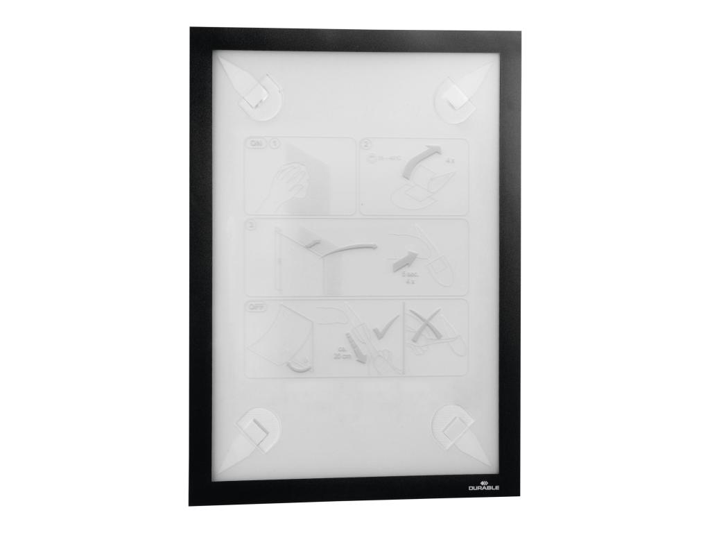 Image DURABLE DURAFRAME WALLPAPER A4 Inforahmen schwarz