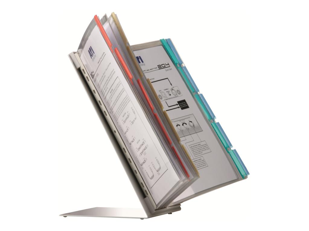 Image DURABLE Display-System FUNCTION table 20, Komplett-Set Tischständer aus Metall 