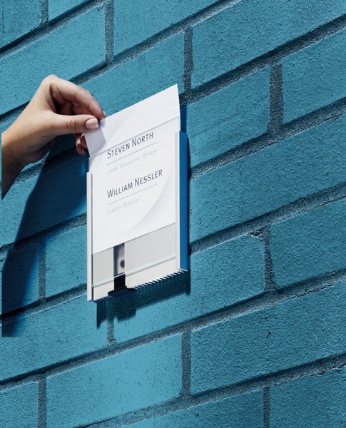 Image DURABLE Einsteckschild INFO SIGN, für 4801/4861, 149 x 105,5 mm, weiß 20 Stück 