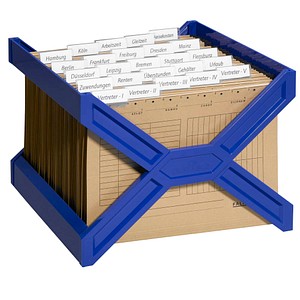 Image DURABLE Hängeregistraturkorb mit Mappen CARRY PLUS blau