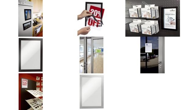 Image DURABLE Inforahmen Duraframe A5 selbstklebend 10 St silber