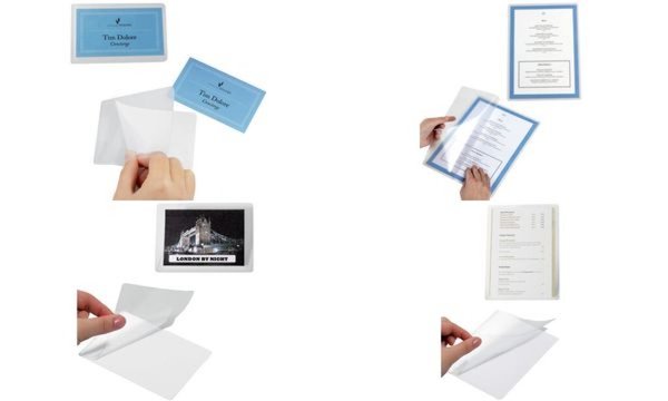 Image DURABLE Kalt-Laminierfolie SEAL IT für Dokumente bis DIN A4 transparent, ideal 