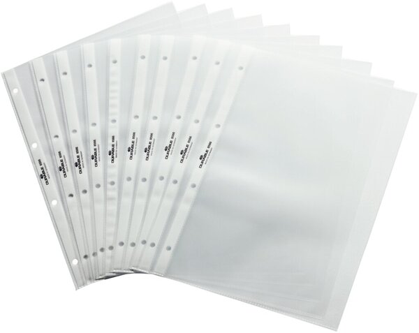Image DURABLE Klarsichthüllen für Tisch-Flipchart, A4 quer aus Weichfolie, transparen
