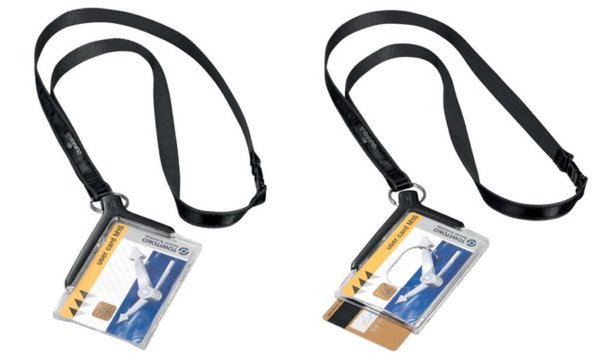 Image DURABLE Namensschilder CARD HOLDER DELUXE mit Ausweishalter, aus Acryl, mit sch