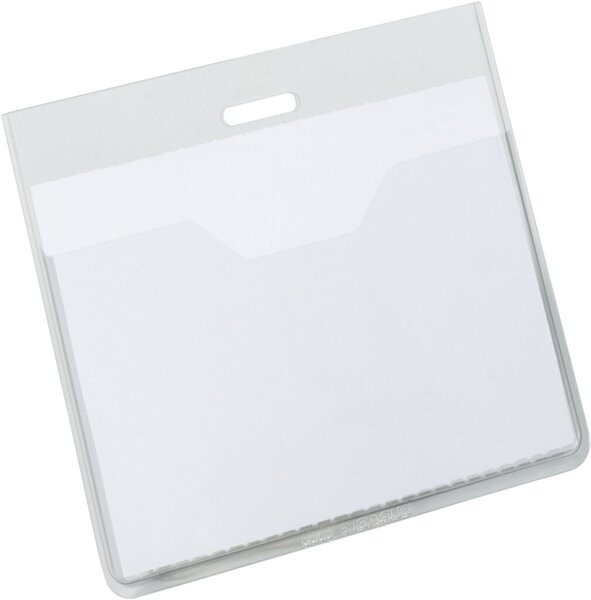 Image DURABLE Namensschilderhülle 60 x 90 mm - Transparent - PVC - Landschaft - Oben 