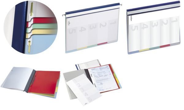 Image DURABLE Organisationshefter DIVISOF LEX, DIN A4, blau (9255706)