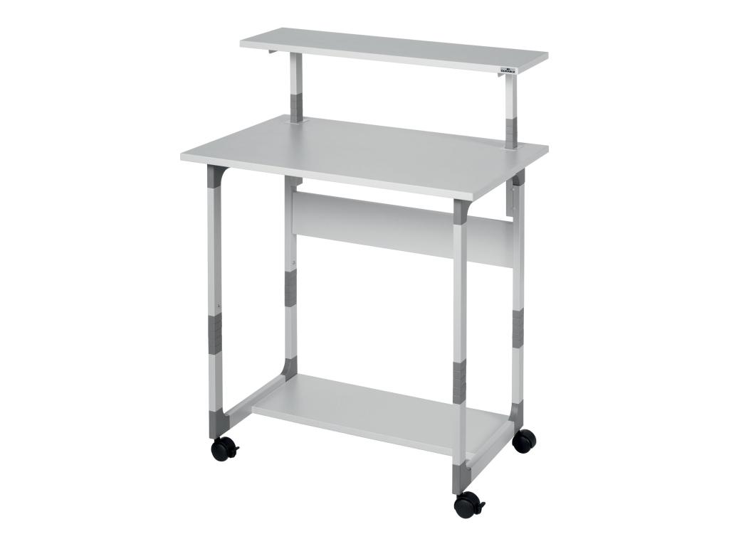 Image DURABLE PC-Arbeitsplatz SYSTEM Computer Trolley 80 VH aus stabilem, epoxidharzb