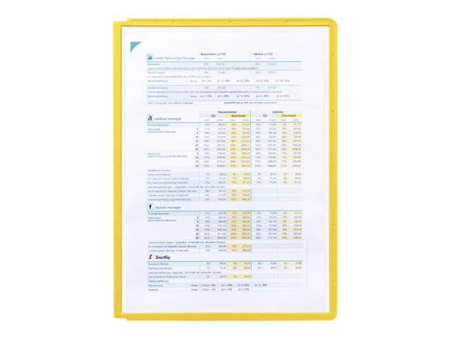 Image DURABLE SHERPA PANEL A4 - Rahmen - Gelb - Polypropylene (PP) - A4 (5606-04)