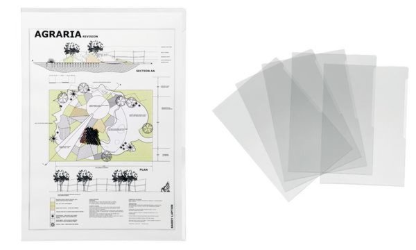 Image DURABLE Sichthülle, DIN A3, Hartfolie 0,3 mm, transparent oben und seitlich off