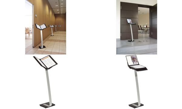 Image DURABLE Sichttafel-Bodenständer SHERPA STAND PRO 10 elegenater Bodenständer mit