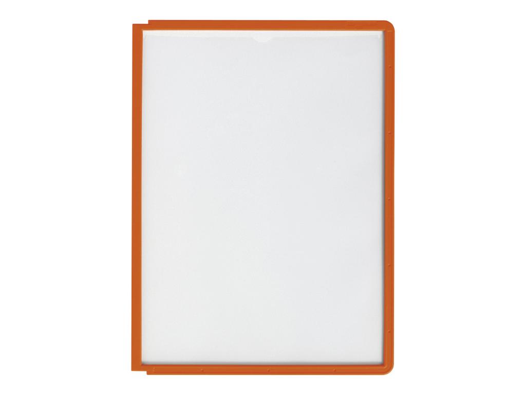 Image DURABLE Sichttafel SHERPA, DIN A4, Rahmen: orange stabiler, voll umlaufender Ra