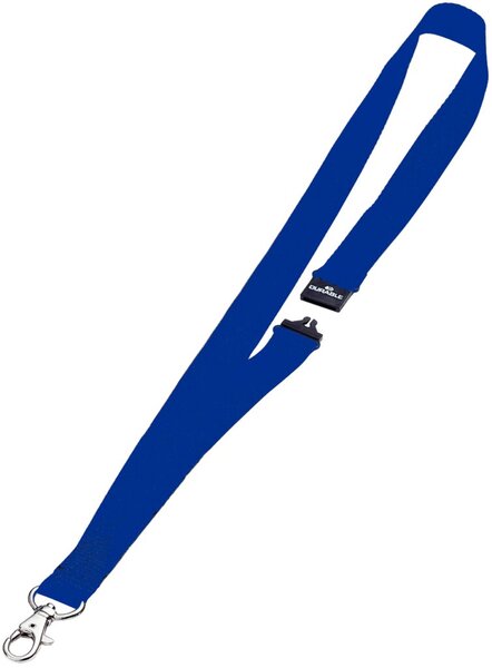 Image DURABLE Textilband 20, mit Sicherheitsverschluß, dunkelblau Breite: 20 mm, Läng