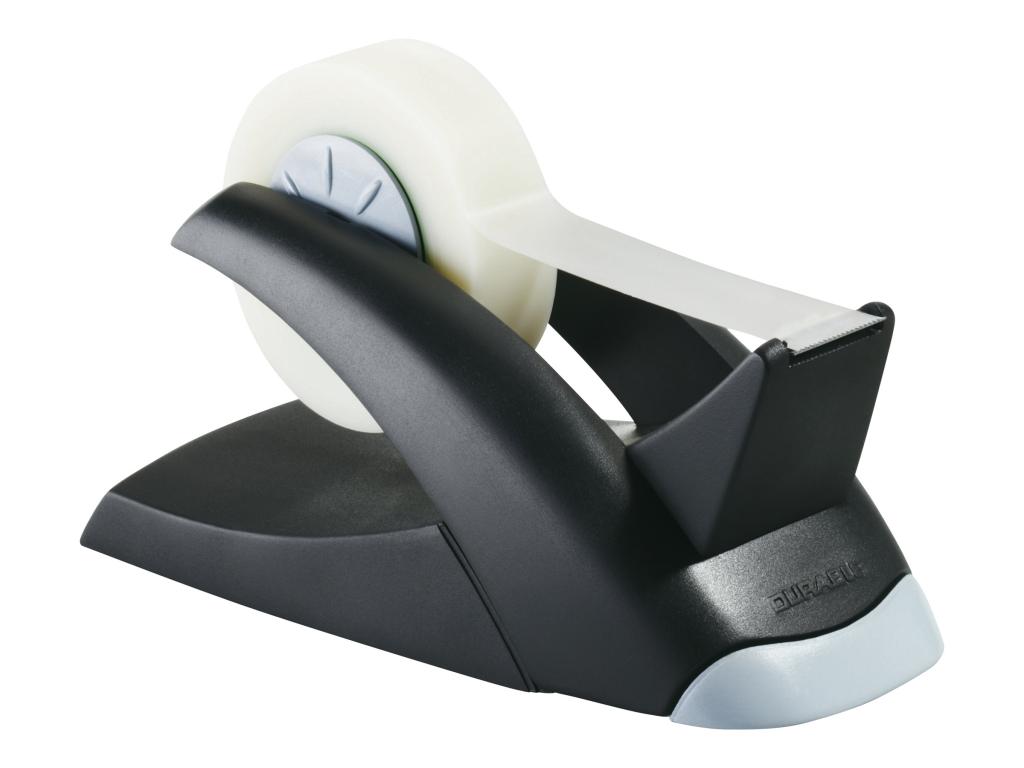 Image DURABLE Tischabroller TAPE DISPENSER VEGAS, schwarz-silber aus Kunststoff, ruts